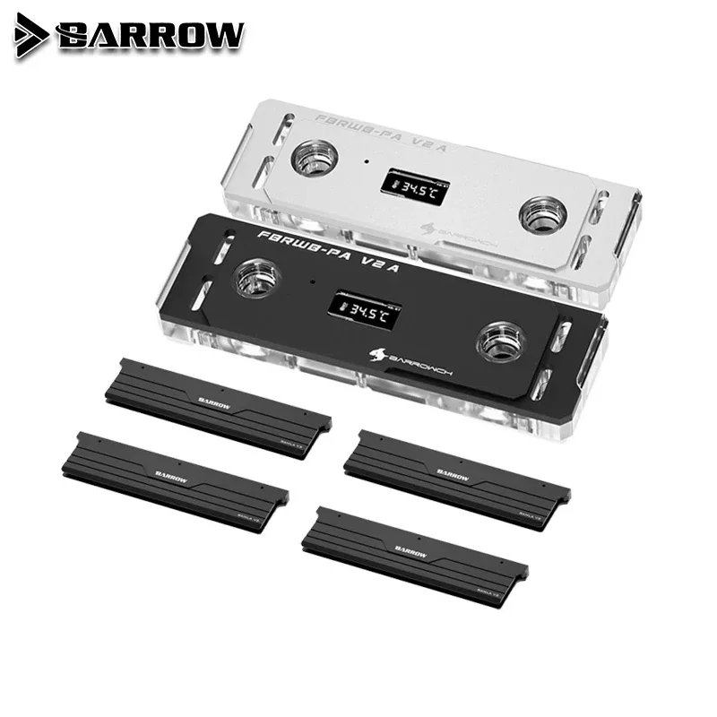 Cartão de Memória Barrowch-água Ddr5 Ddr4 com Display Digital Tft 5v Argb Iluminação 3pin - Imagem 6