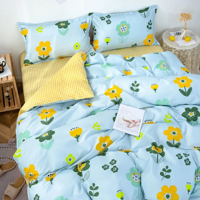 Ins Sunflower Bedding Set: A stylish and affordable bedding set for kids and adults