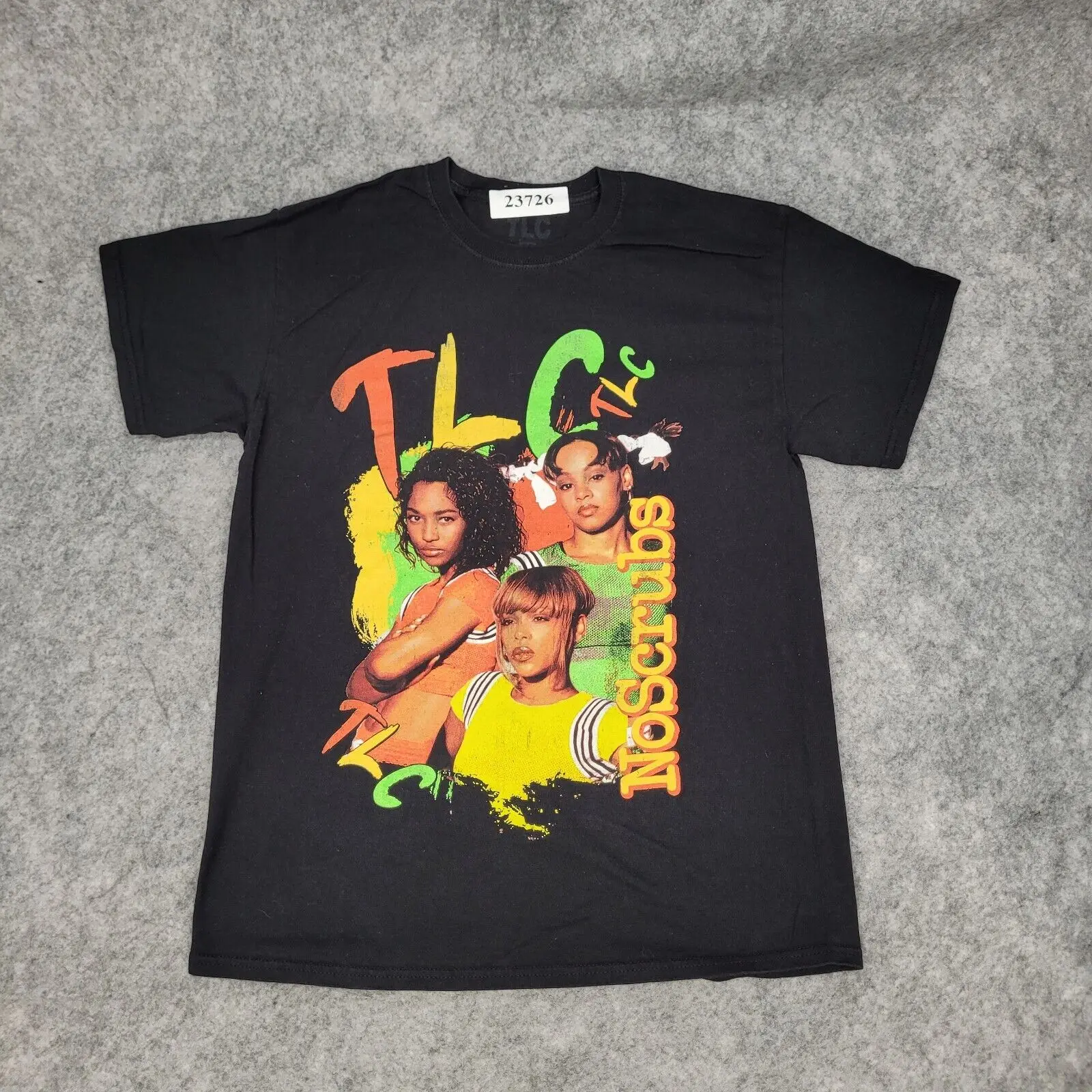 Tlc No-Scrubs Shirt Medium Tee Maniche Lunghe
