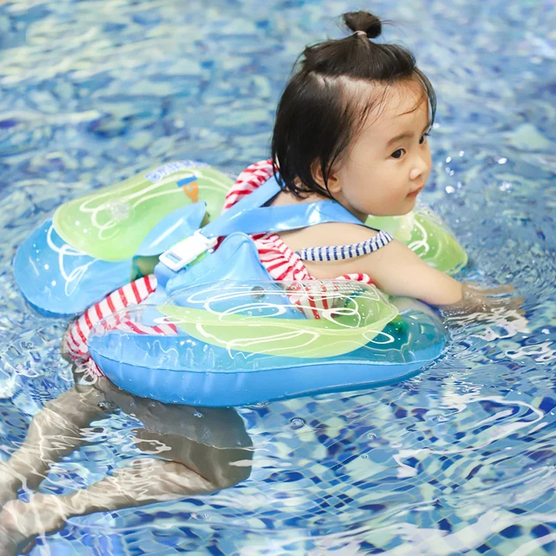 Inflatable Swim Ring Baby Swimming Ring Double Airbag Anti Roll And Anti Choke Swim Ring 2