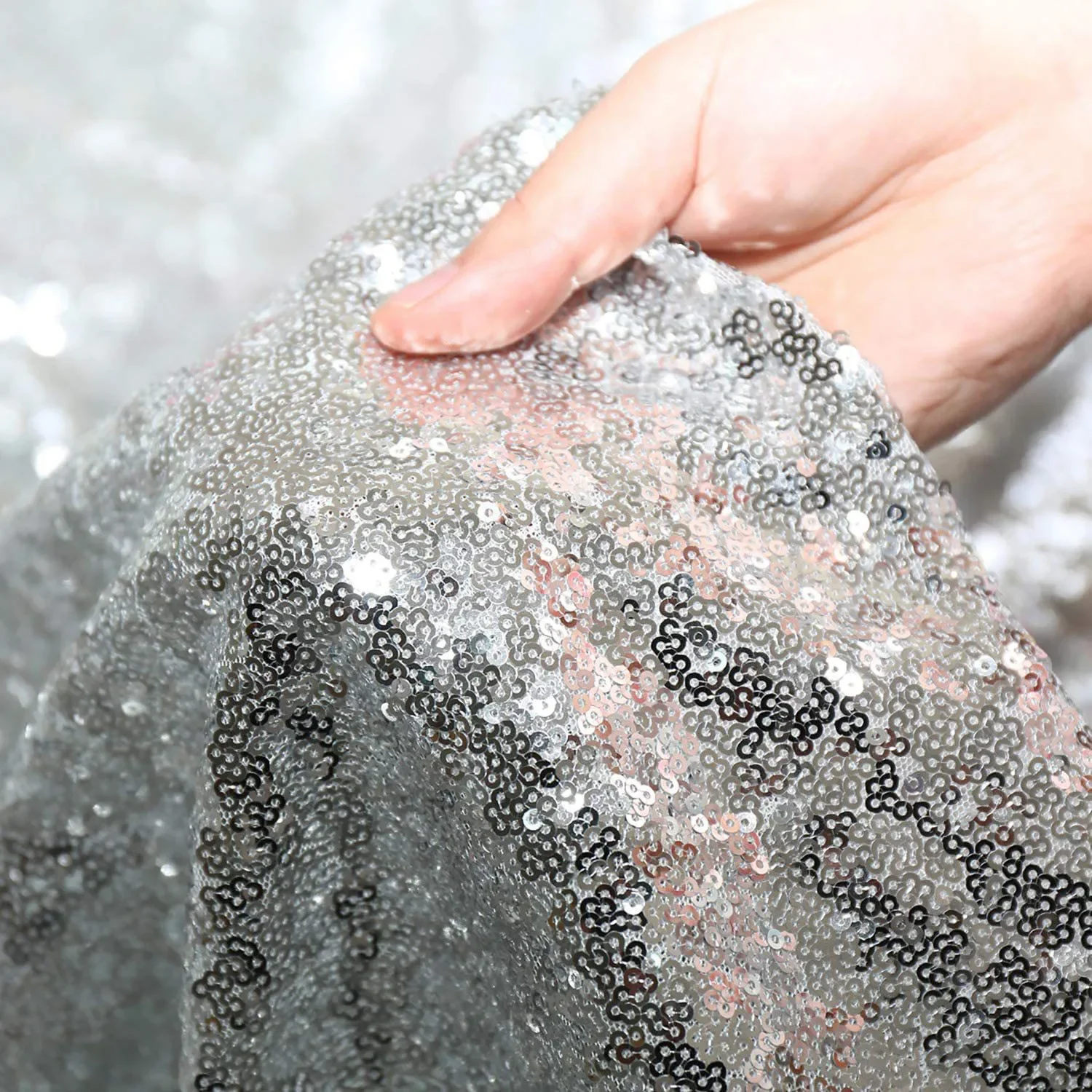 Sequin Table Skirt Tables Flash Cloth Birthday Party Decor Wedding Festival Event Rectangle Glitter Table Skirts Decoration