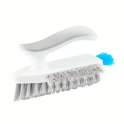 Multipurpose Cleaning Tool: Brush, Squeegee, and Scraper Combo (White)