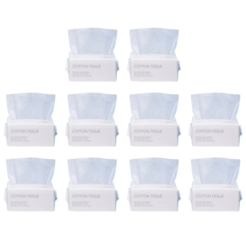 

New-1000PCS Disposable Wash Face Towel, Clean Face Towel, Make Of Cotton, Remove Makeup Towel, Wash Facial Tissue