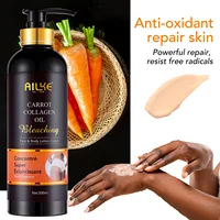 Lotion corporelle éclaircissante et hydratante AILKE, pour peaux foncées et noires, avec collagène, nettoyage de la peau, réduction des taches brunes, 500 ml 3