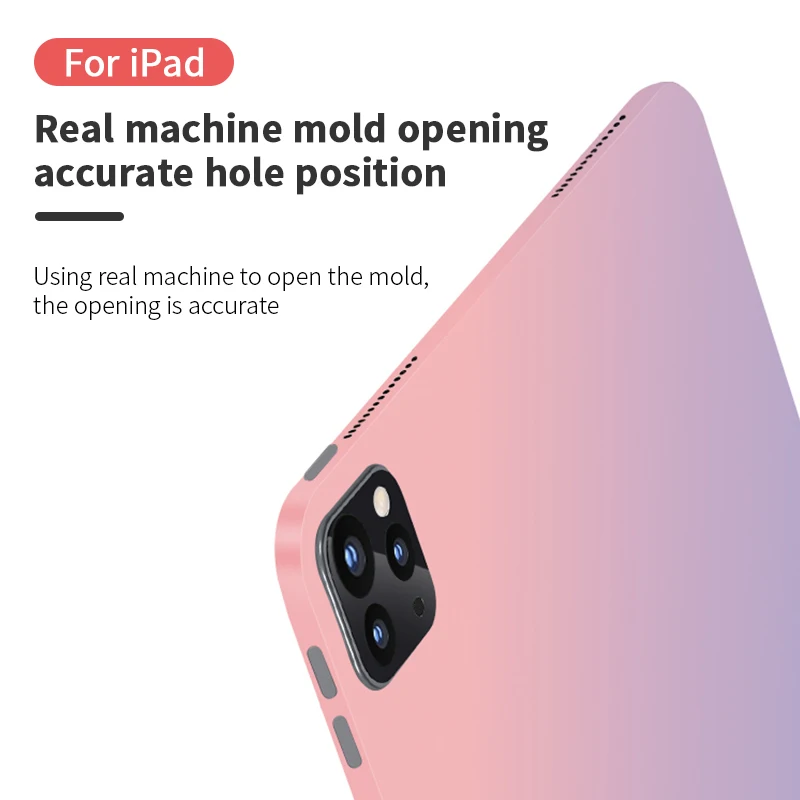 Capa de Cor Transparente para Ipad Pele da Etiqueta Ipad Pro 12.9 Mini 11 10.2 2023 9.7 ar 10.5 Funda Descoloração 2023 - Imagem 5
