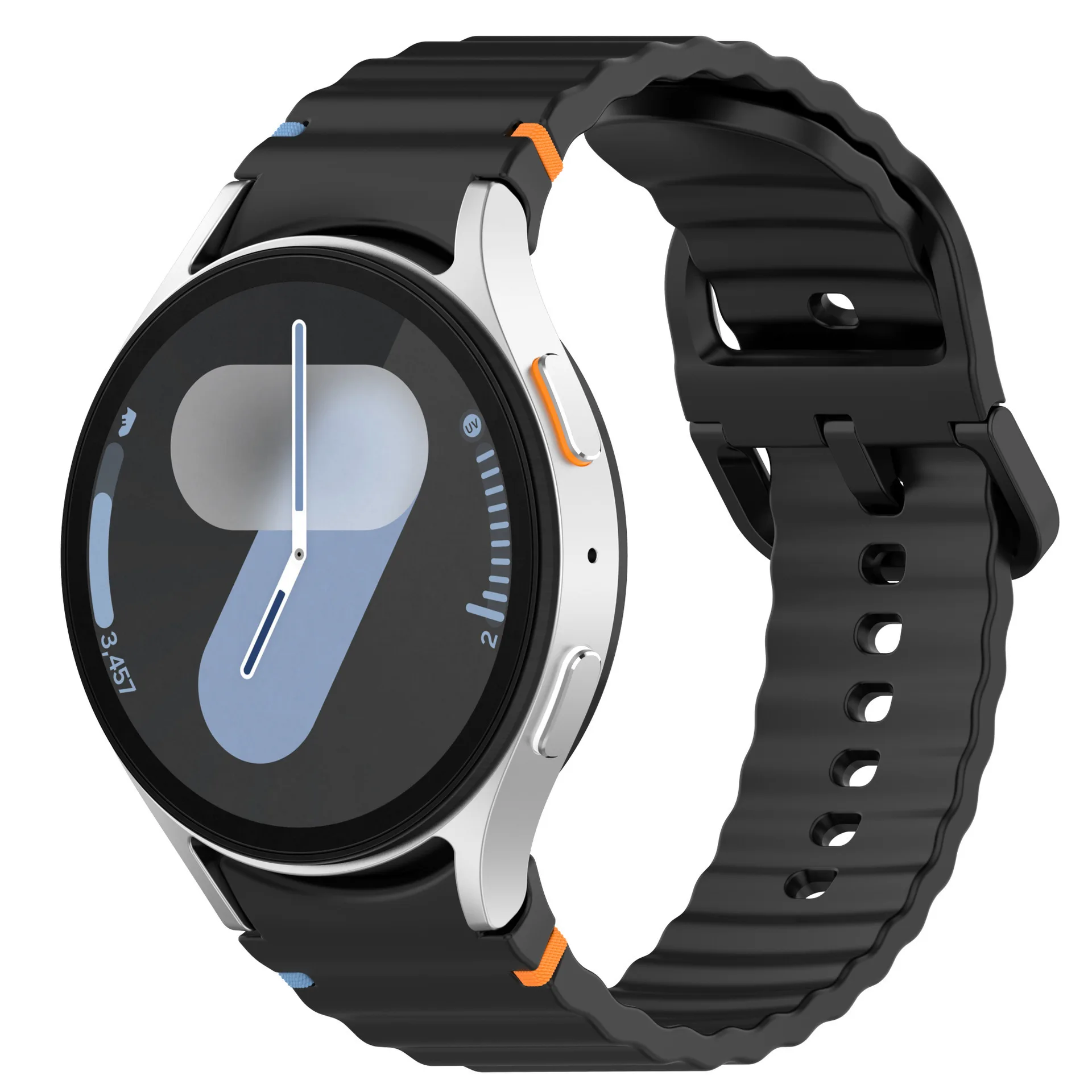 Seamless Quick Release Silicone Watch Strap - Versatile Design