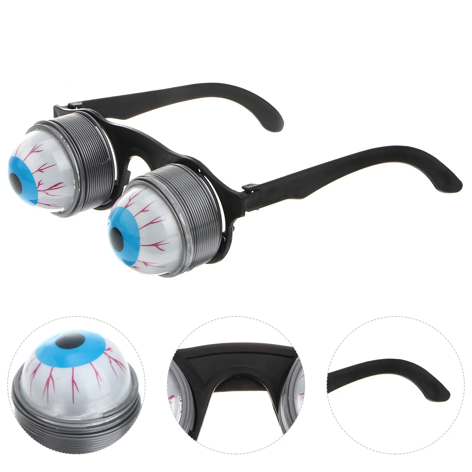 2 Pcs Eye Glasses Children's Toys Funny Goo for Adults Aldult Halloween Eyeball Out