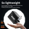 Dual Color Temperature COB Photography Light 80W Professional LED Video Light Portable Lampshade Handheld Fill Light mini Bowens 2