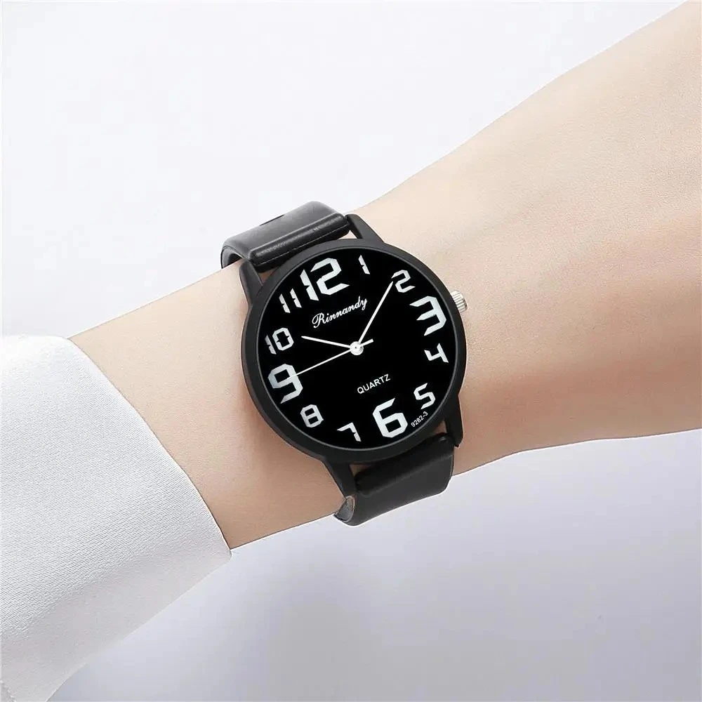 Women Sports Watches Casual Silicone Band Arabic Dial Quartz Wristwatch Ladies Clock Reloj Mujer - 3