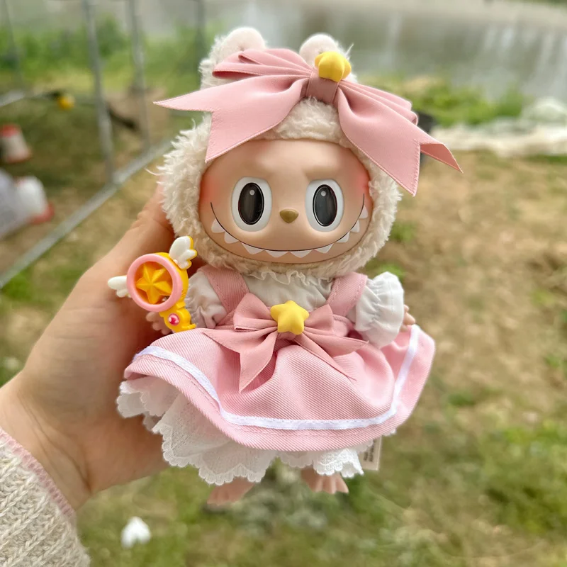 17cm Cute Mini Plush Doll'S Clothes Outfit Accessories For Korea Kpop Exo Labubu Idol Dolls Princess Dress Clothing Diy Kid Gift 2