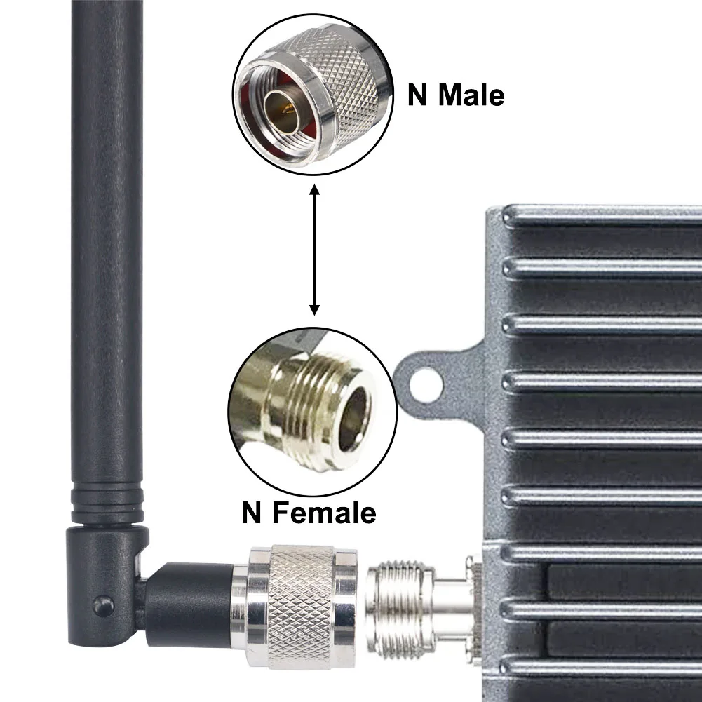 9dBi 698-960/1700-2700Mhz 4G LTE Antenna N Plug Connector Nickelplated for Wireless WiFi Router