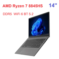 SZBOX 14" Ultra-thin Laptop R7 8845HS Turbo 54W Windows 11 16GB DDR5 512GB SSD  Notebook Tablet Mini PC WiFi 6 BT 5.2 Dual Fans 1