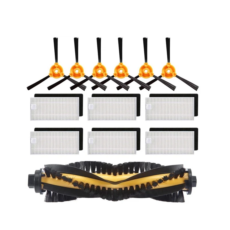 

Основная щетка + боковая щетка + фильтр для пылесоса Ecovacs Deebot N79 N79S