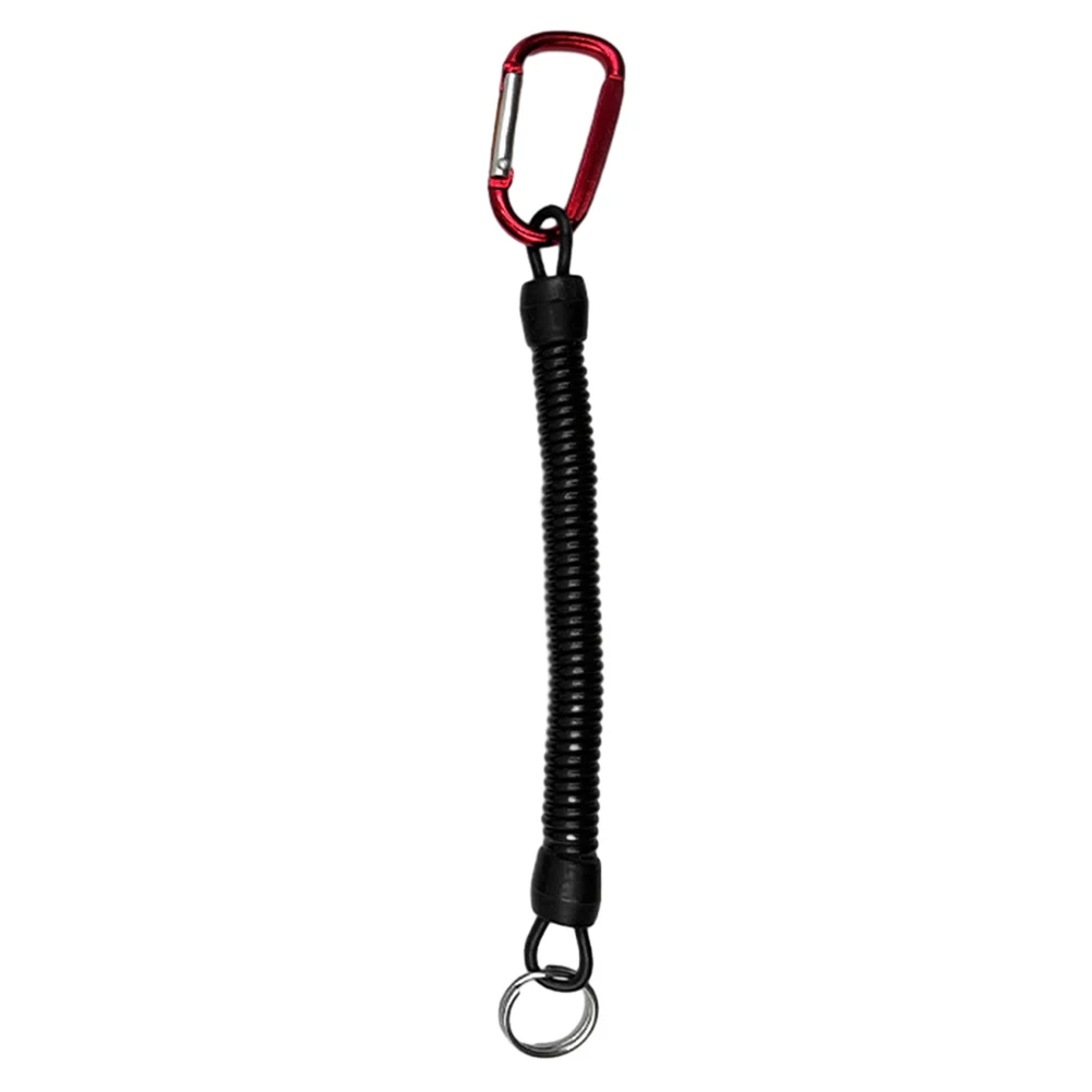 

Sturdy Fishing Missed Rope Durable PU Material Aluminum Alloy Safety Lock Ideal for Lure Pliers and Outdoor Waist Hanging