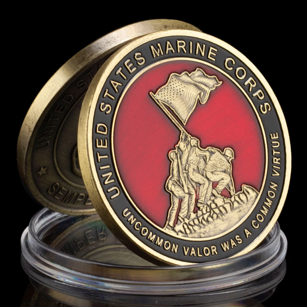 U.S. Marine Corps Valor Was A Common Virtue USA Army Core