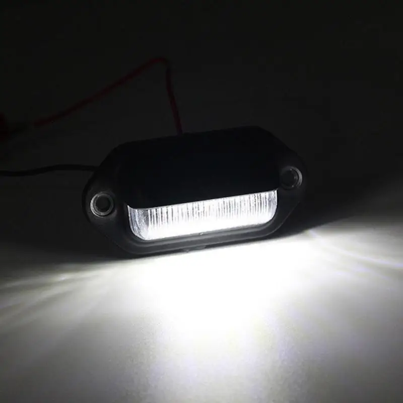 รูปสินค้า หลอดไฟ LED 6 ดวง สำหรับป้ายทะเบียนรถ