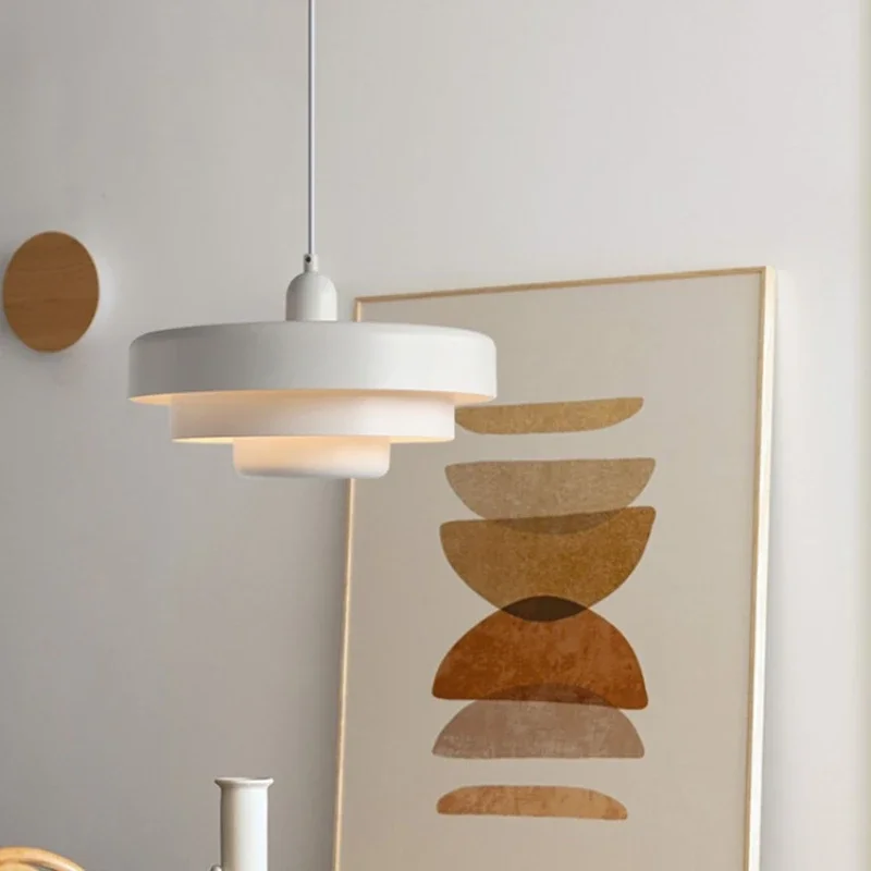 Danish Designer Vintage Led Ceiling Pendant Lamps Restaurant Study Coffee Bauhaus Cake Light Housedecor Suspension Lighting 4