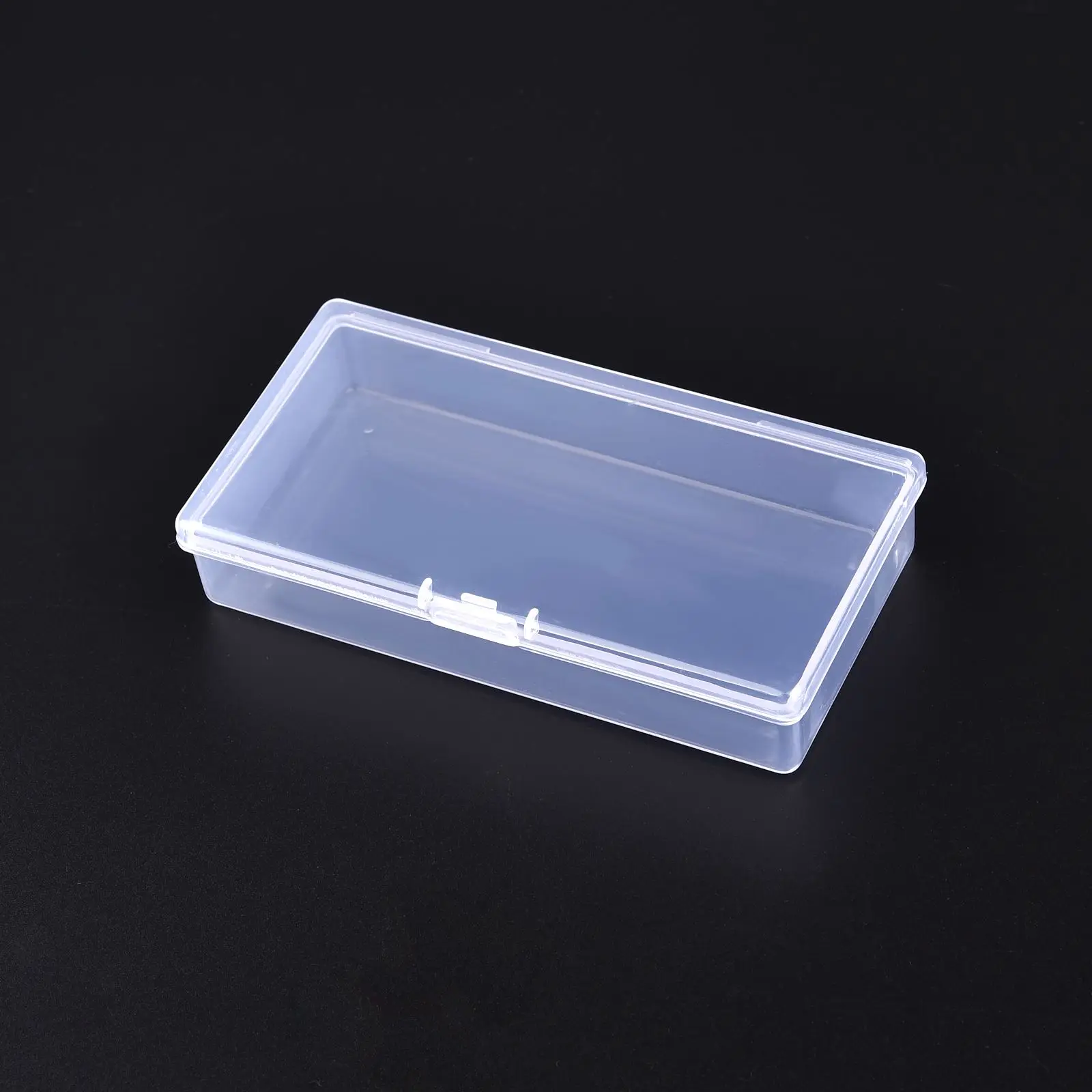 Clear Plastic Storage Box for Jewelry, Beads, and Small Accessories Organizer