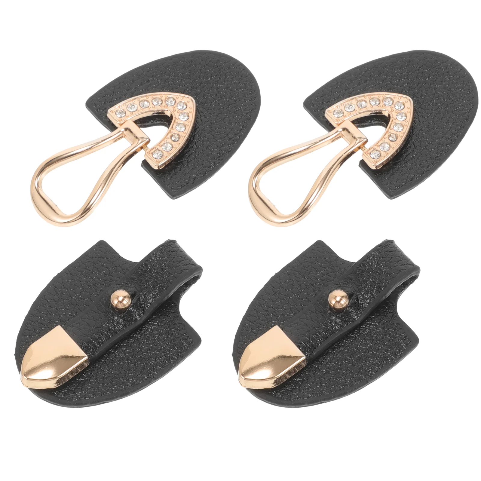 

Belt Toggle Buckles Black Purse Clasps Coat Wallet Clothing Button Closure Buttons