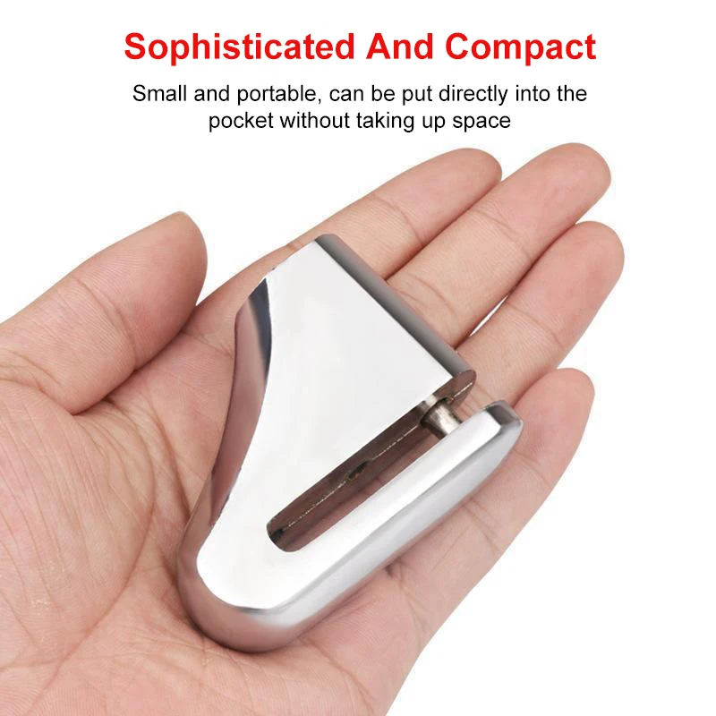 Motorcycle Disc Brake Lock Waterproof Anti-Theft Wheel Padlock With Keys For Motorcycles Scooter Moped Motorbike