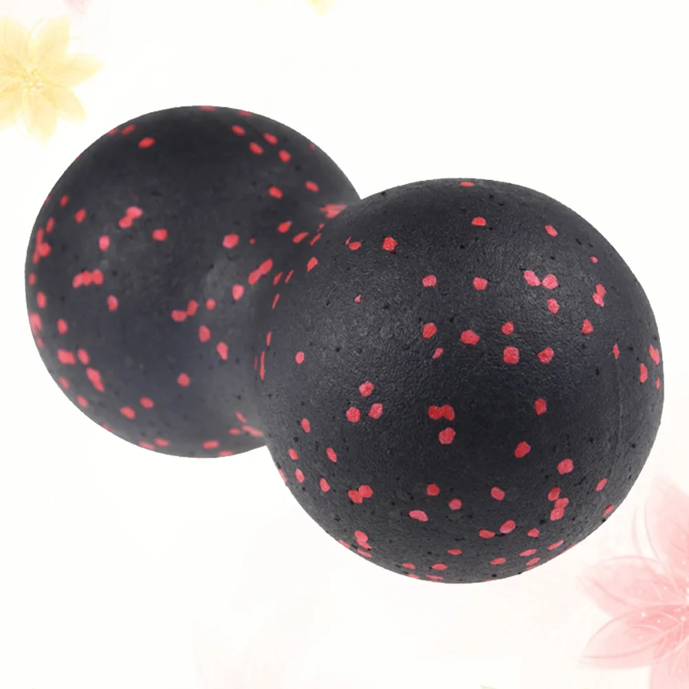 

EPP Muscle Relaxation Dual Ball Peanut Massage Balls Ball Yoga Fitness Ball for Home Office Black Blue