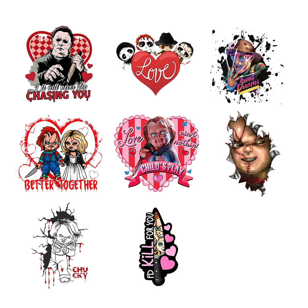 Cartoon-Iron-On-Transfer-For-Clothing-Patches-DIY-Washable-T-Shirts ...