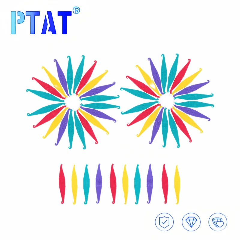 100PcsOrthodonticElasticPlacersDisposableDentalRubberBands