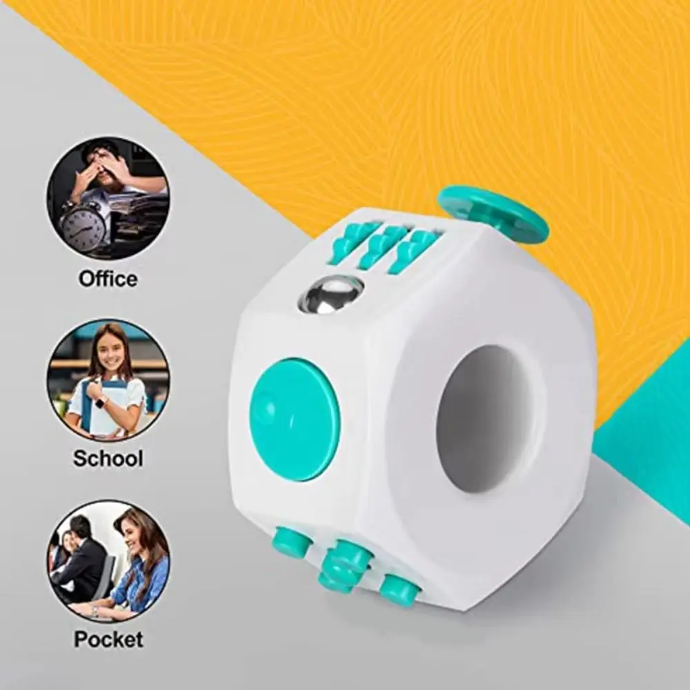 Spinning Top Fidget Ring Toys Multiple Gameplay Options Fingertip Sprocket Hand Spinner Chain Ring Diy Plastic