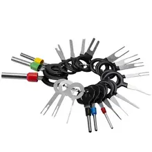 

21Pcs Pin Extractor Tools Unlocking Hand Tool Set Wire Connector for Flat Round Plug Contacts