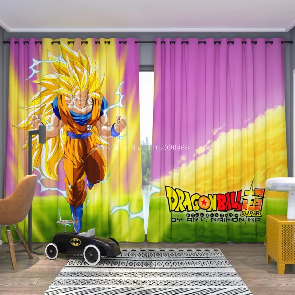 アニメドラゴンボールウィンドウシェードブラックアウトカーテン子供用
