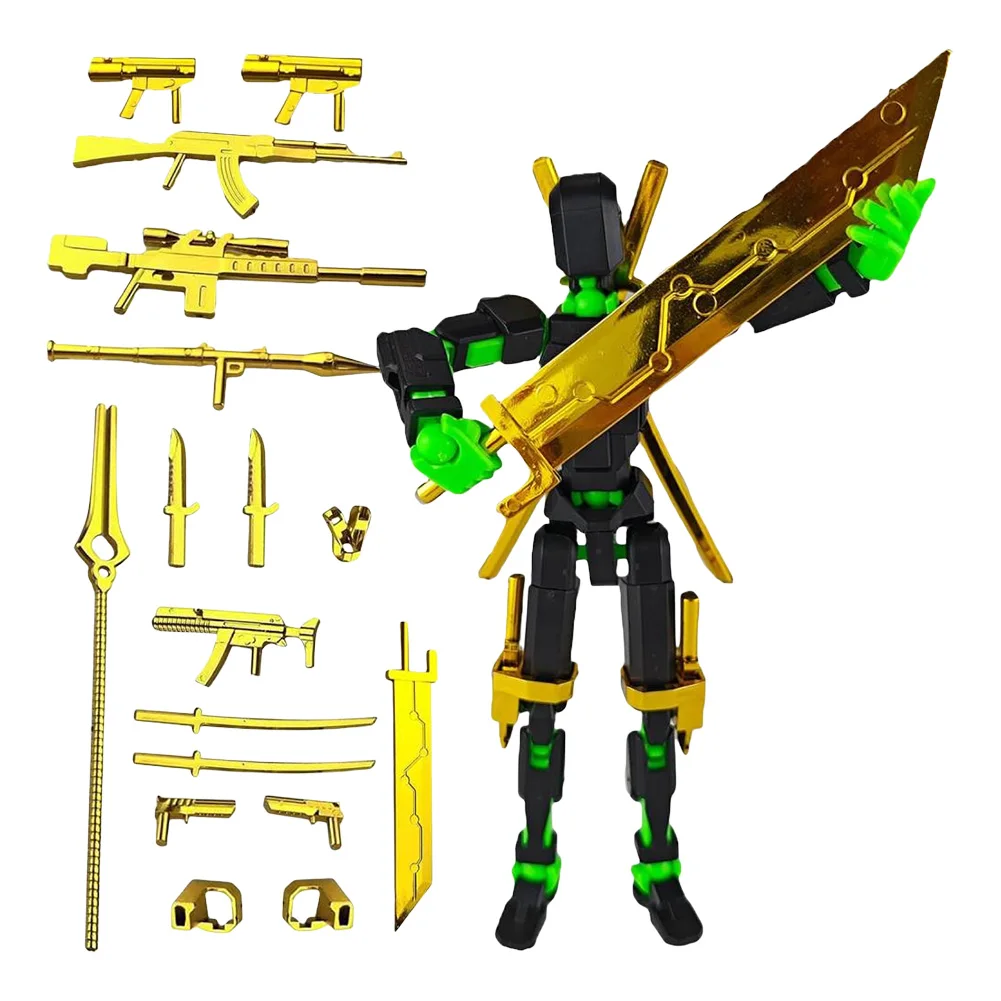 Action Figure Toy 13 Action Figure Titan Multi-Jointed Robot T13 for Kids