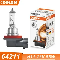 OSRAM Original H11 12V 55W 64211 PGJ19-2 Original Line Car Halogen Headlight Auto Bulb 3200K Standard Lamp OEM Made In Germany 1