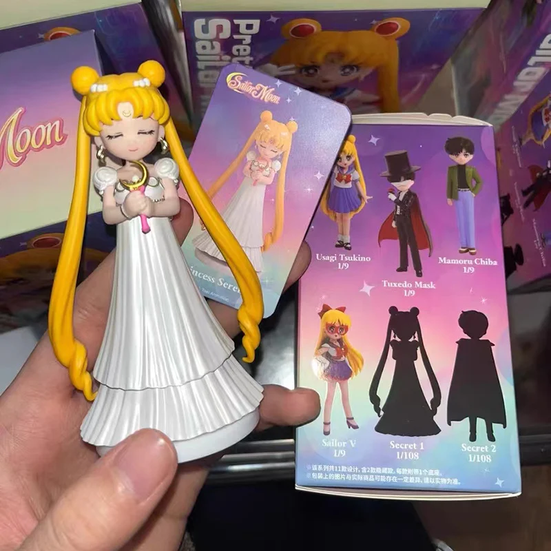 Sailor Moon Blind Box Tsukino Usagi Mizuno Ami Hino Rei Kino Makoto Chiba Mamoru Anime Figure Mysteries Bag Gifts