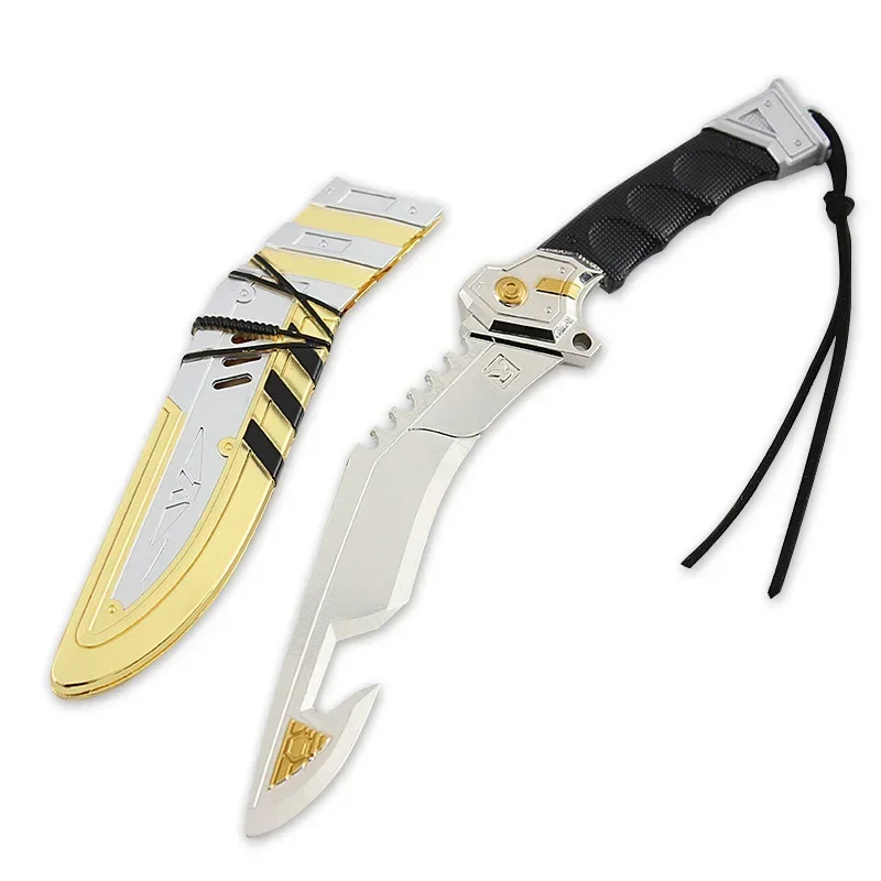 New 22cm Apex Legends Weapon Bangalore Uncut Anti-slip Handle Heirloom Wraith Metal Material Samurai Sword Model Gifts Toys Boys 5