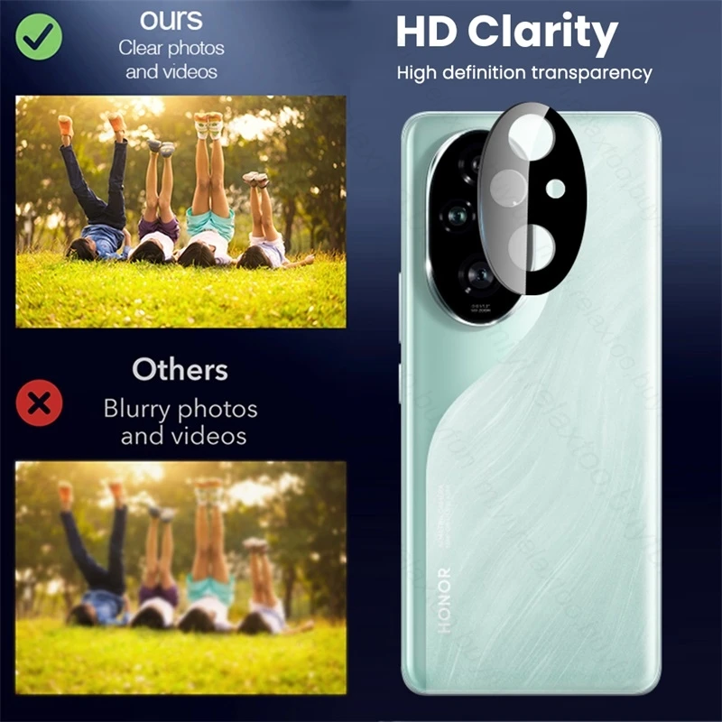 3D Curved Glass Camera Protector For Honor200 2PCS