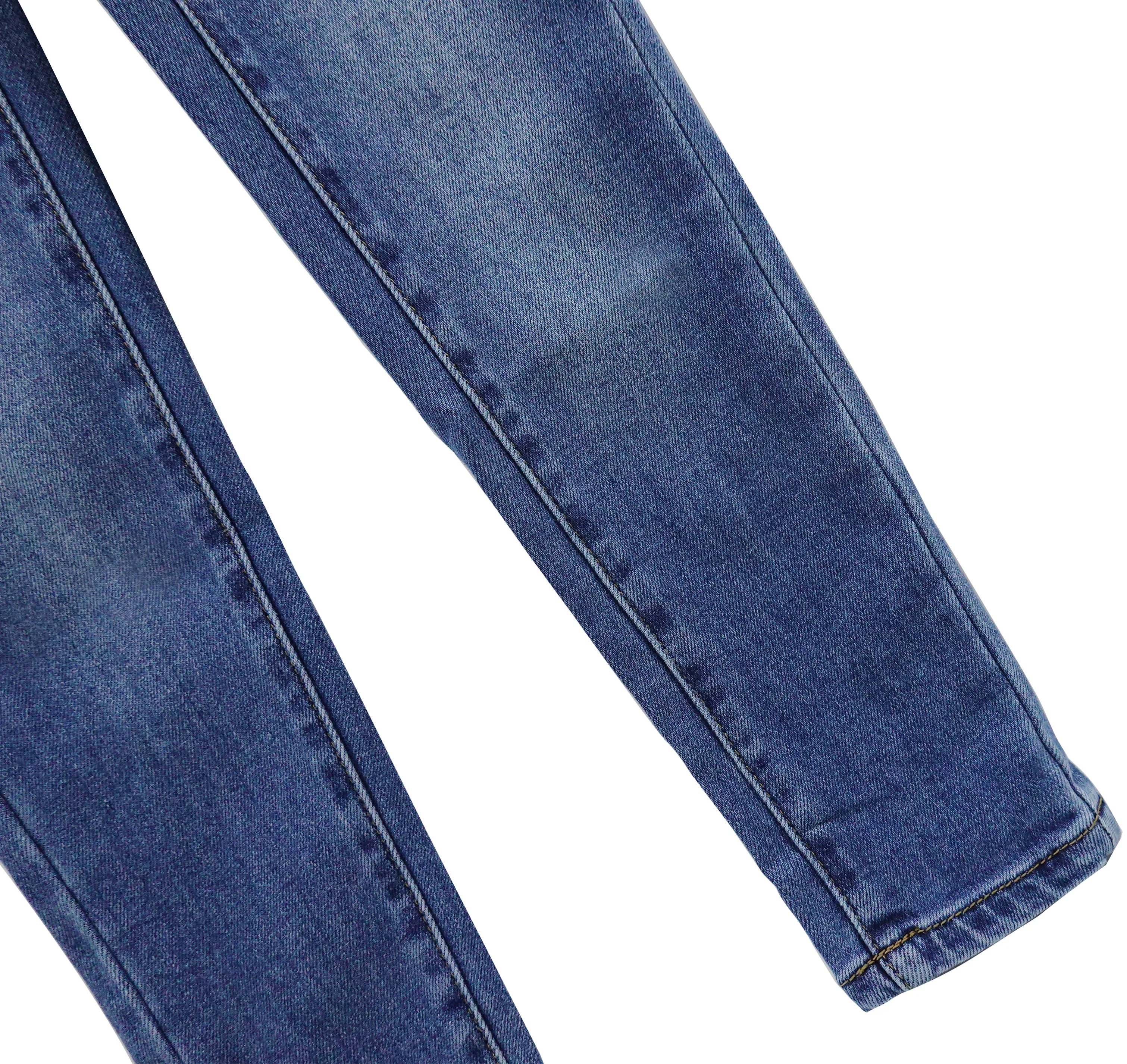 KIDSCOOL SPACE Boy Girl Overalls, Irregular Pockets Slim Denim Jumpsuit,Blue