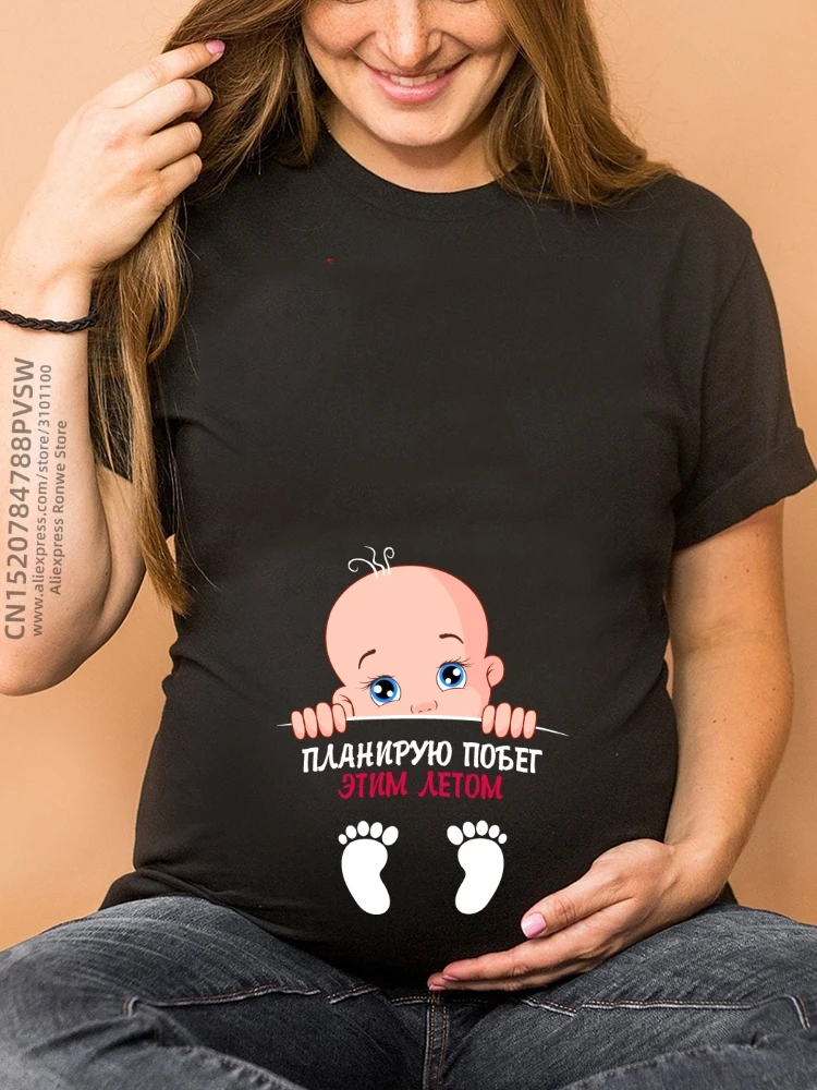 Maternity Pregnant Woman Funny | Pregnant Women Funny Print Clothes - New - Aliexpress