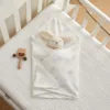 Newborn Cartoon Print Blanket Pure Cotton Double Gauze Blanket Baby Blanket Bath Towel Baby Swaddle 5