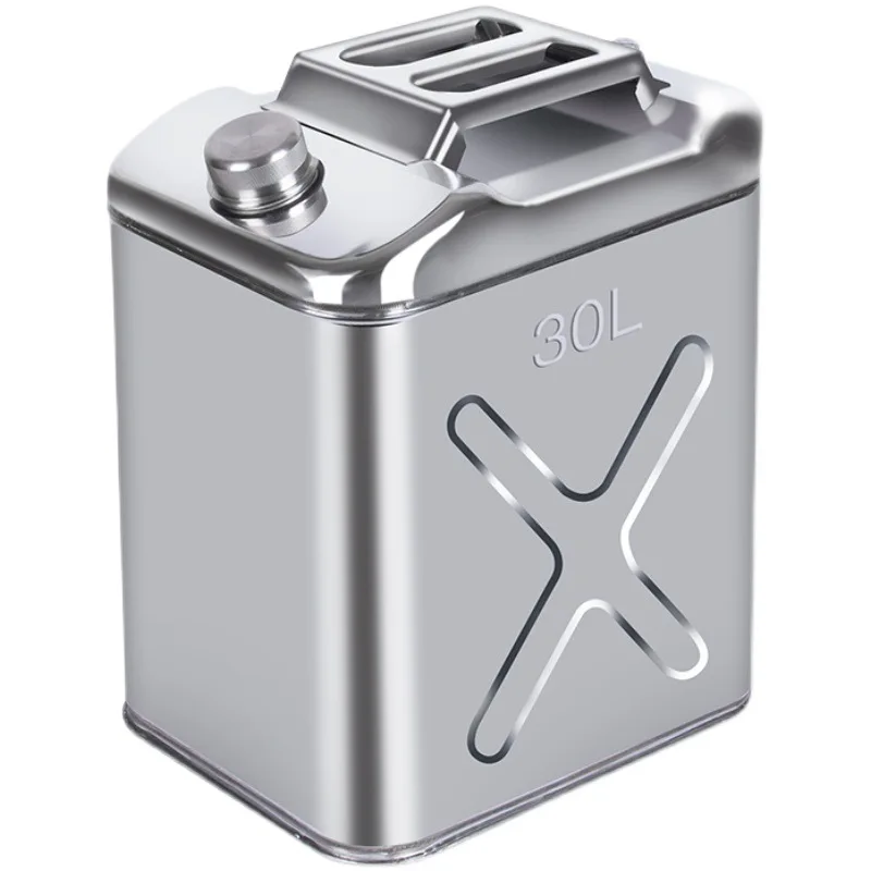Thickened 304 stainless steel petrol tank 20L 30L 40L diesel pot fuel