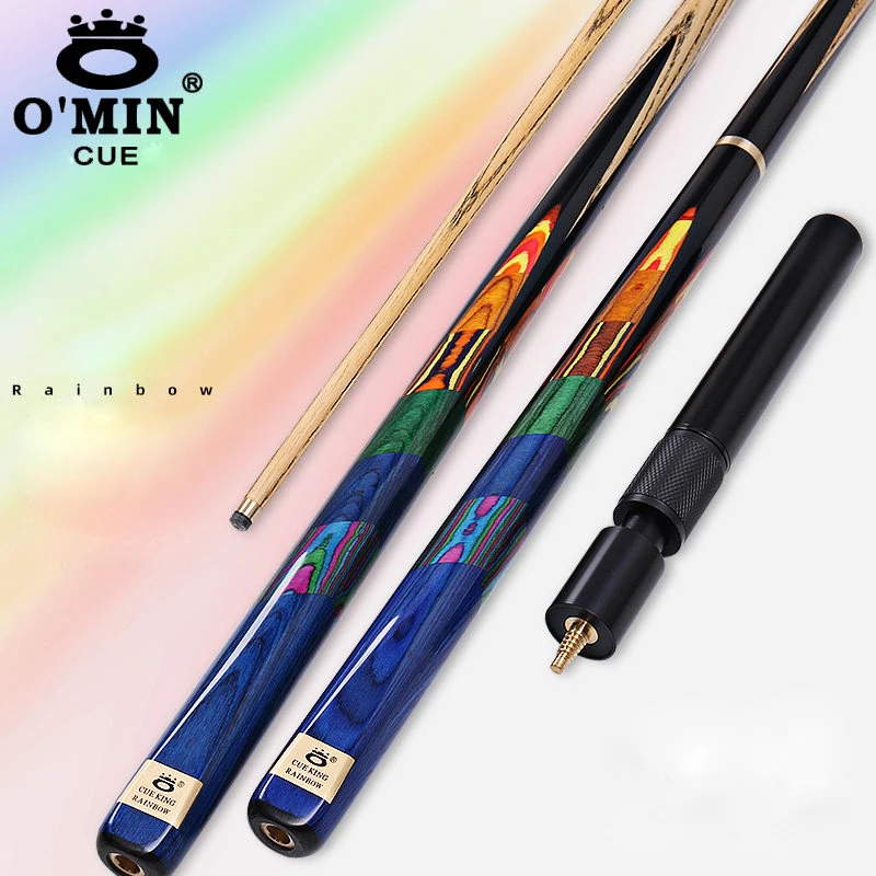 2022 New O'min 3/4 One Piece Snooker Cue Stick 10mm Tips With Snooker