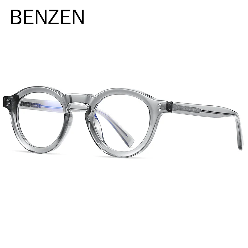 

BENZEN Vintage Round Optical Glasses Frame Women TR 90 Men Prescription Myopia Eyeglasses Frame 5898