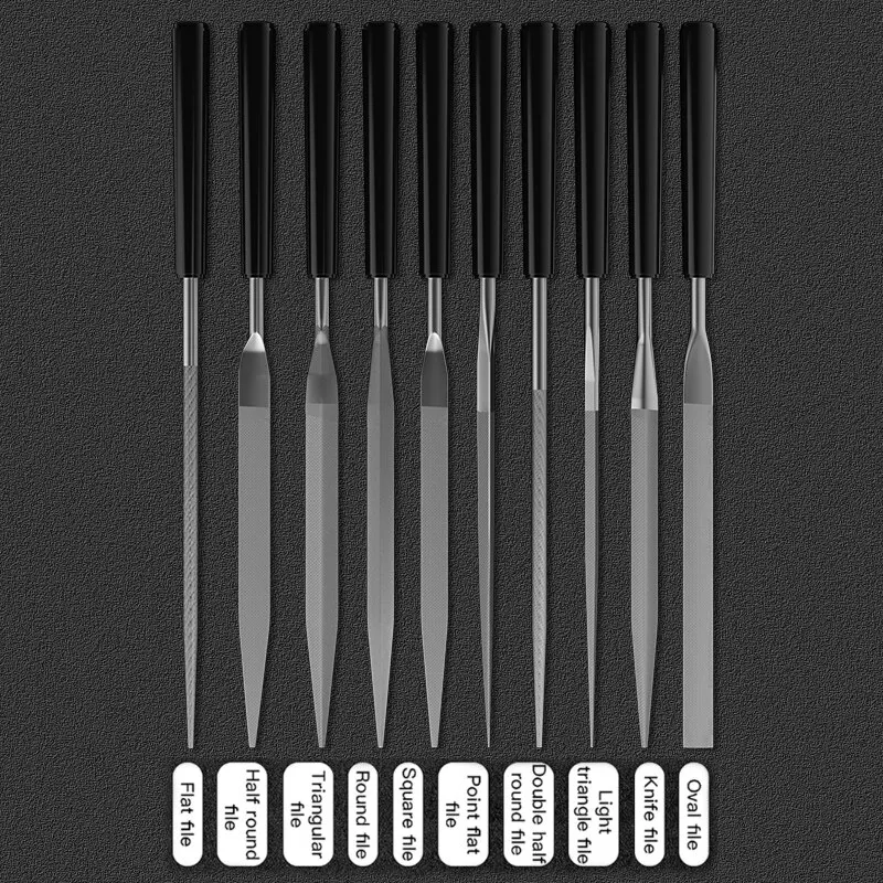 10-Piece Metal Needle File Set 4