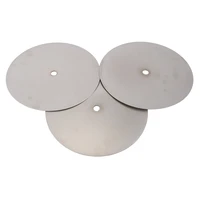 3 PCS Diamond Polishing Disc 8 Inch Silver 600/1000/3000 Grit Wheel Lapping Grinding Disc Tool 1
