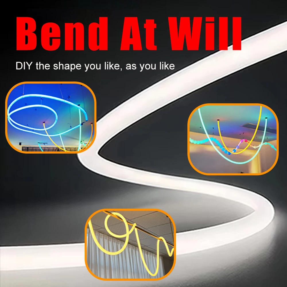 รูปสินค้า ท่อซิลิโคนกันน้ำ ยืดหยุ่นสำหรับ LED Strip Light
