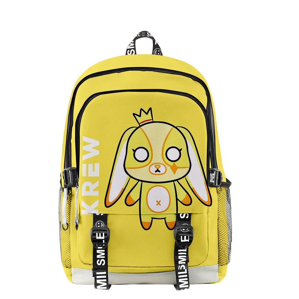 ItsFunneh Krew District Merch Backpack 2022 Casual Style School Bag Women Men Girls Boys Unisex Bag 3