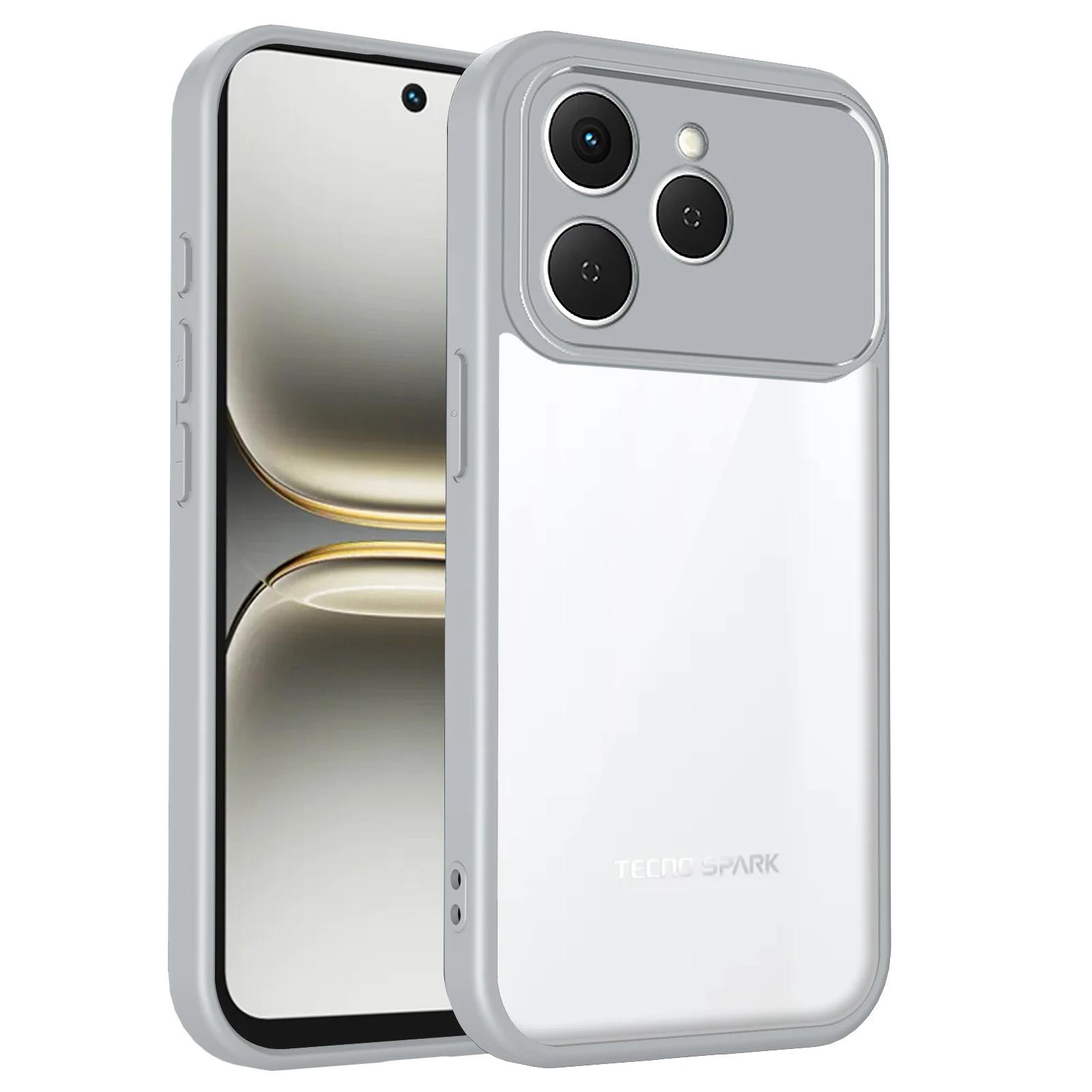 Enhanced Dual-Layer Clear Matte Air Cushion Phone Case