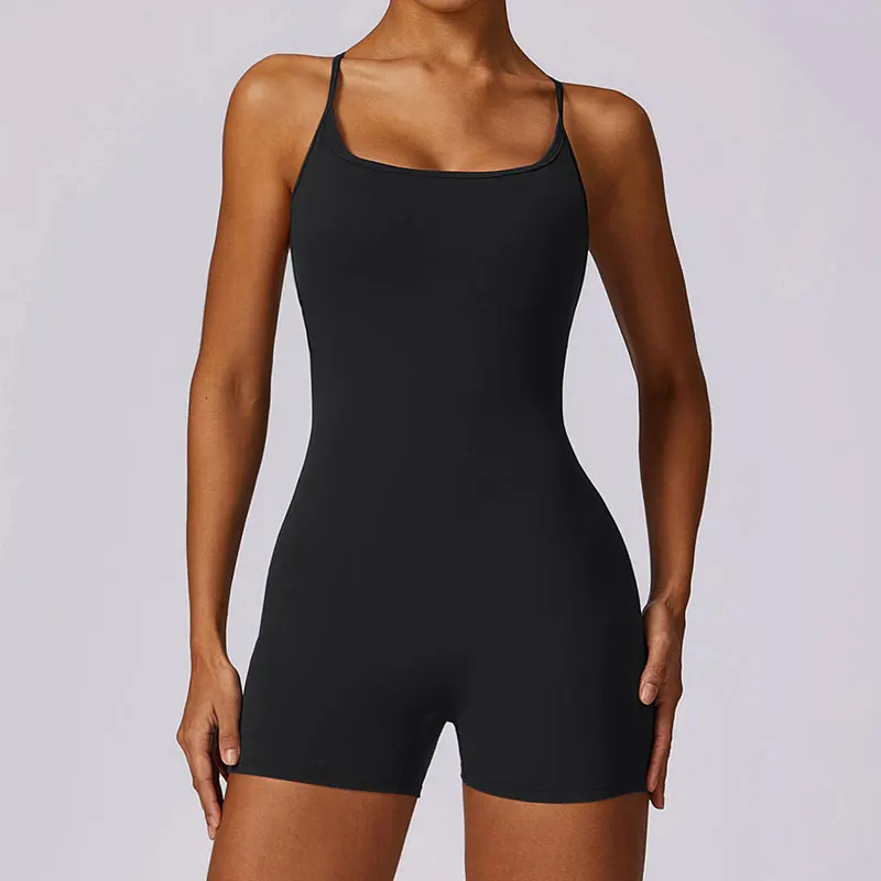 Yoga Seamless Jumpsuit Fitness Activewear Push-up Gym Sports Overalls Set Pilates Workout Clothes For Push-up Activewear
