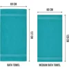 6 Pack Bath Towel Set, 100% Ring Spun Cotton, Medium Lightweight & Highly Absorbent Quick Drying Towels, Bathroom Premium Towels 2
