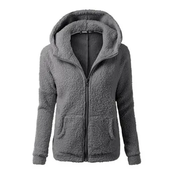 Women's Autumn Loose Warm Casual Cashmere Coat Winter Running Jacket Outdoor Cashmere Sports Coat Gym Clothing Top 2023 6