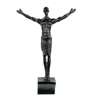 Climbing Athlete Man Art Sports Wall Hanging Ornaments Home Figures Miniatures Rock Climbing Man Resin Sculptures Statue 5